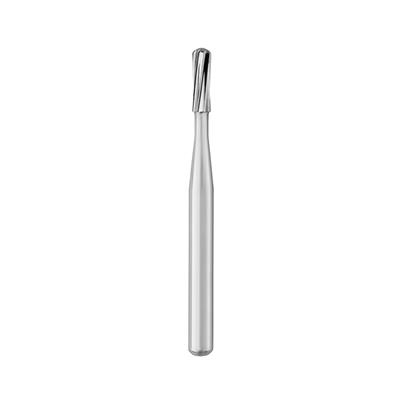 SS White - Straight/Round End Plain Carbide Friction Grip Burs