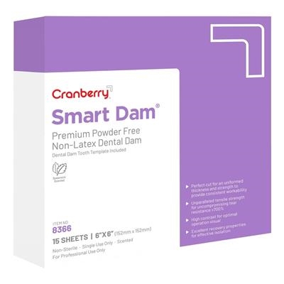 Cranberry - SmartDam Non-Latex Scented Dental Dams