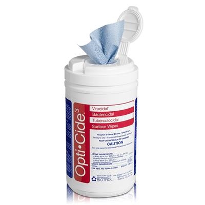 Micro-Scientific - Opti-Cide Surface Wipes 100/Can